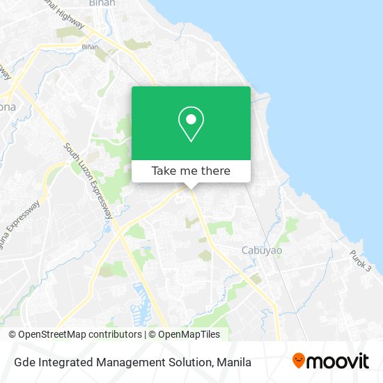 Gde Integrated Management Solution map
