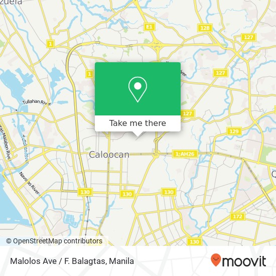 Malolos Ave / F. Balagtas map