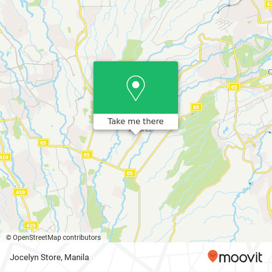 Jocelyn Store map