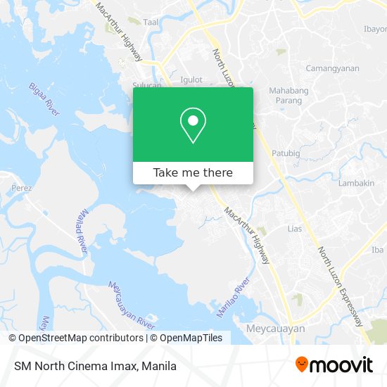 SM North Cinema Imax map