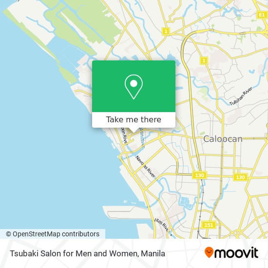 Tsubaki Salon for Men and Women map