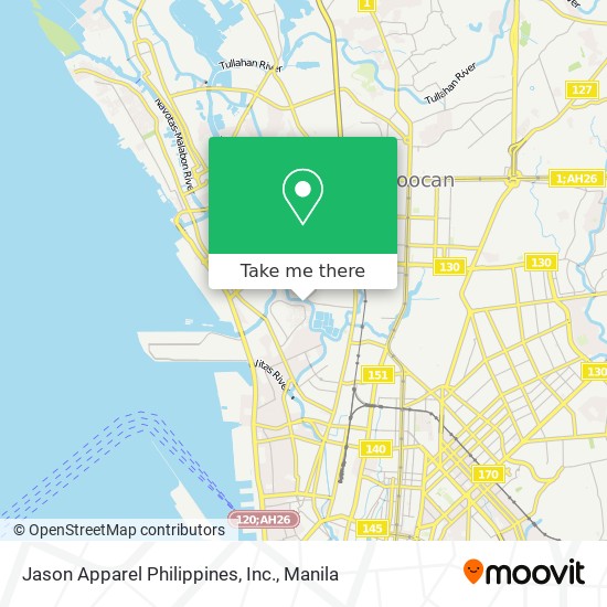 Jason Apparel Philippines, Inc. map