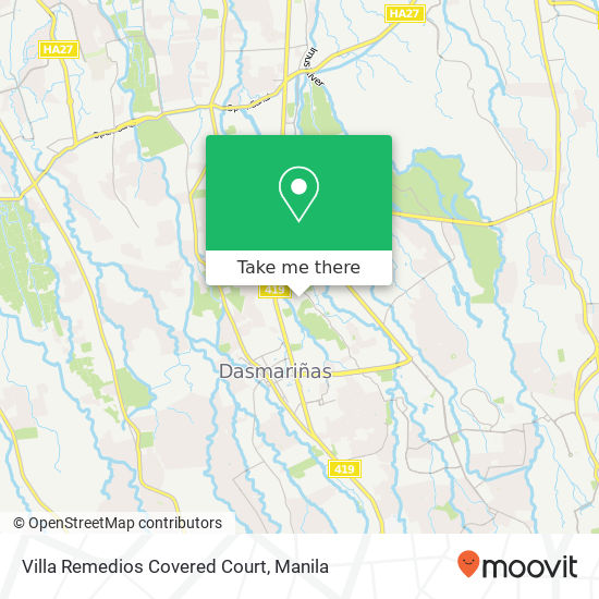 Villa Remedios Covered Court map