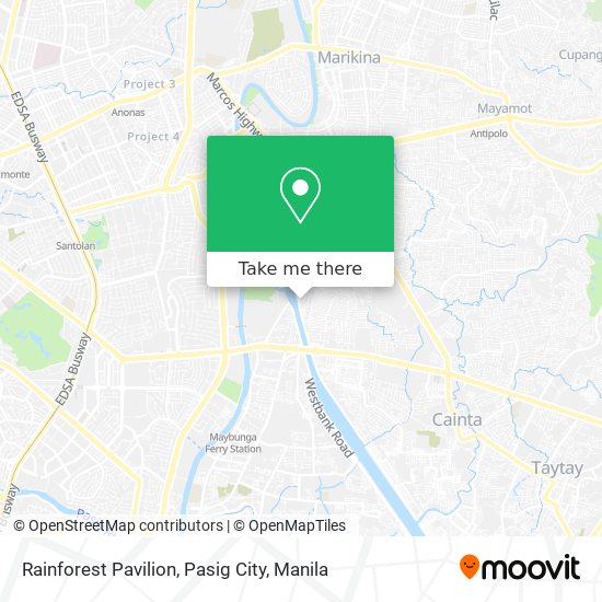 Rainforest Pavilion, Pasig City map