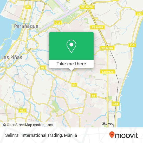 Selinrail International Trading map