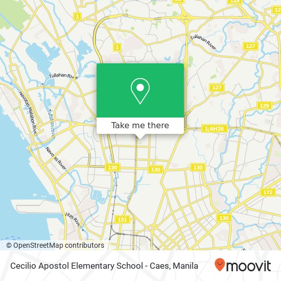 Cecilio Apostol Elementary School - Caes map