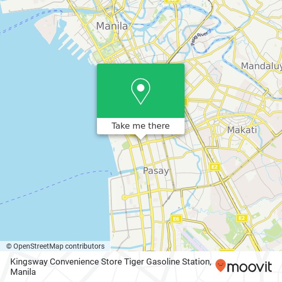 Kingsway Convenience Store Tiger Gasoline Station map