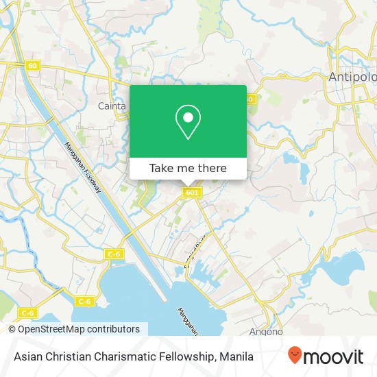 Asian Christian Charismatic Fellowship map