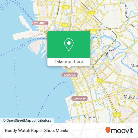 Buddy Watch Repair Shop map