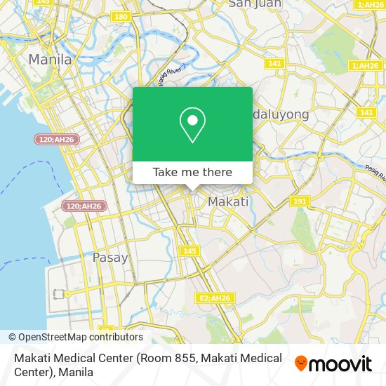 Makati Medical Center (Room 855, Makati Medical Center) map