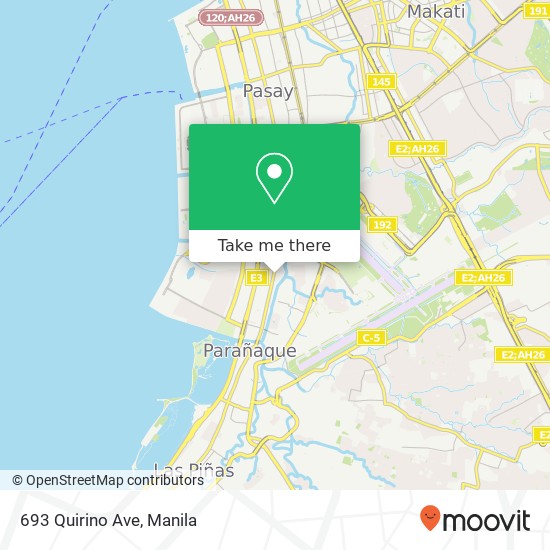 693 Quirino Ave map