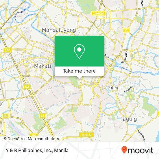 Y & R Philippines, Inc. map