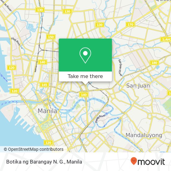 Botika ng Barangay N. G. map