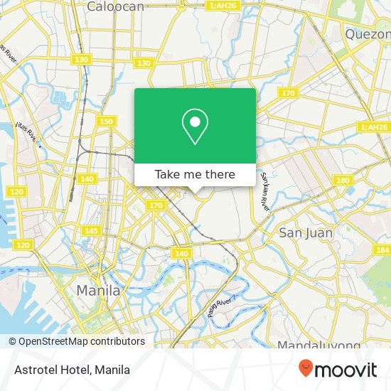 Astrotel Hotel map