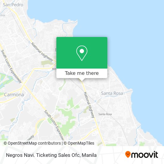 Negros Navi. Ticketing Sales Ofc map