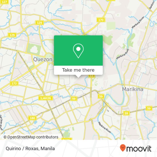 Quirino / Roxas map