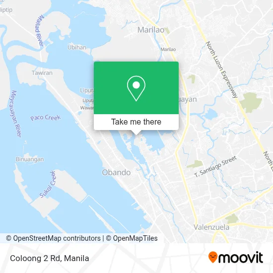 Coloong 2 Rd map