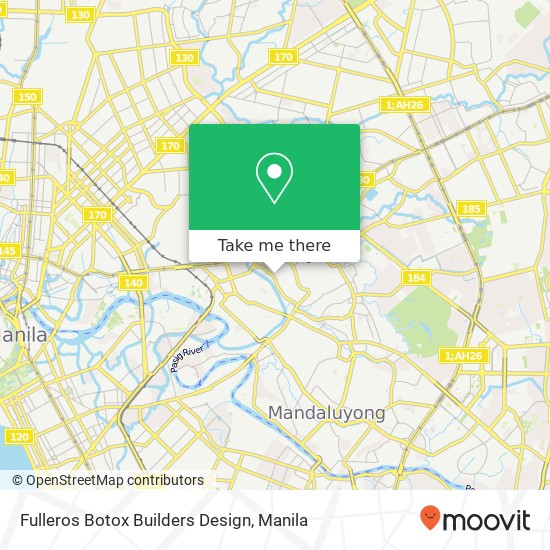 Fulleros Botox Builders Design map