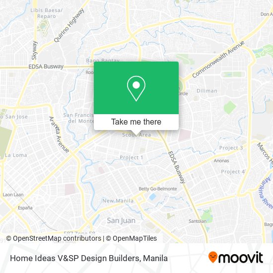 Home Ideas V&SP Design Builders map
