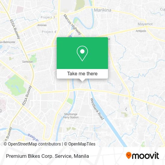 Premium Bikes Corp. Service map