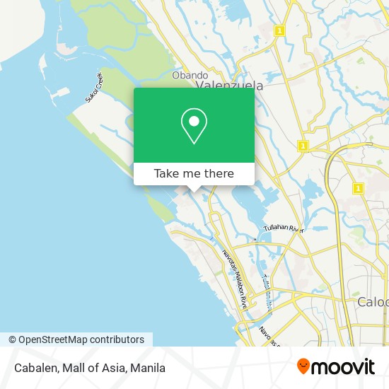 Cabalen, Mall of Asia map