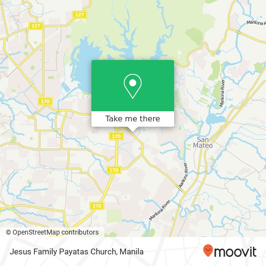 Jesus Family Payatas Church map
