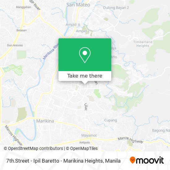 7th.Street - Ipil Baretto - Marikina Heights map
