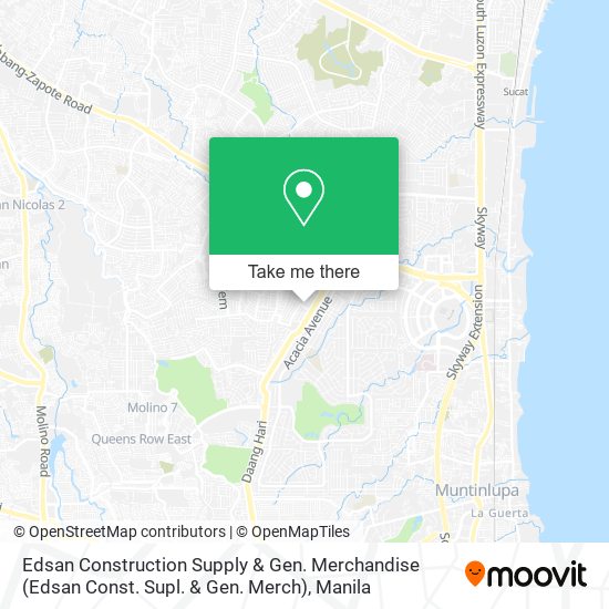 Edsan Construction Supply & Gen. Merchandise (Edsan Const. Supl. & Gen. Merch) map