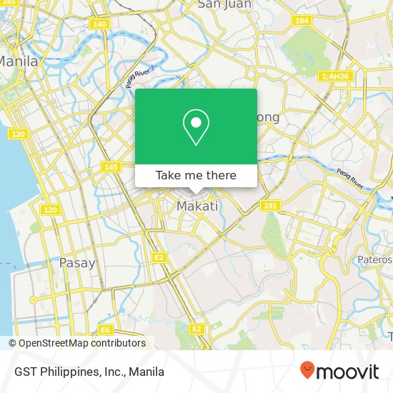 GST Philippines, Inc. map