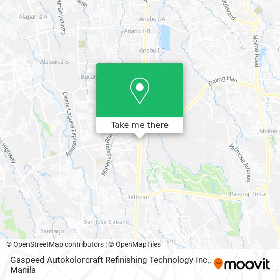 Gaspeed Autokolorcraft Refinishing Technology Inc. map