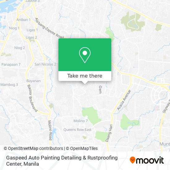 Gaspeed Auto Painting Detailing & Rustproofing Center map