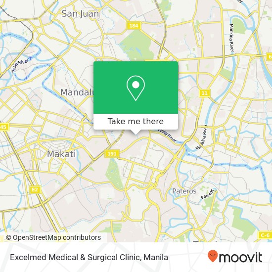 Excelmed Medical & Surgical Clinic map