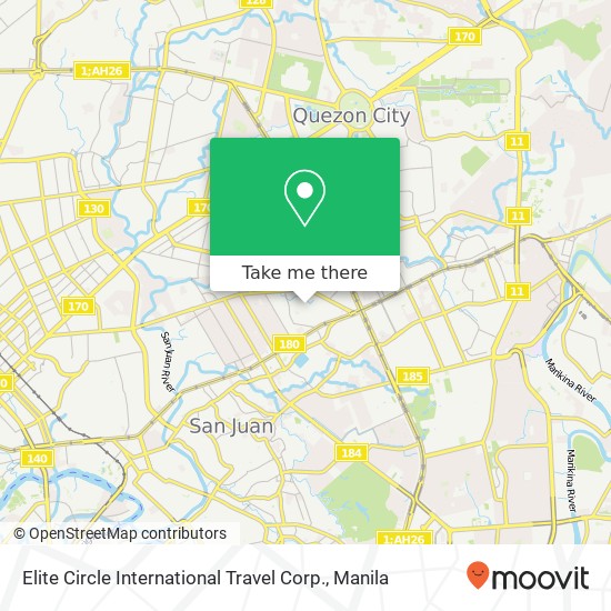 Elite Circle International Travel Corp. map