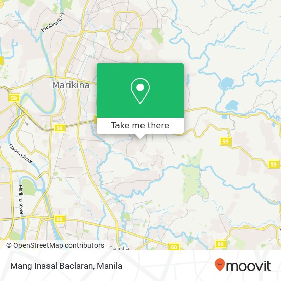 Mang Inasal Baclaran map