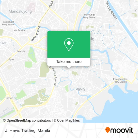 J. Haws Trading map