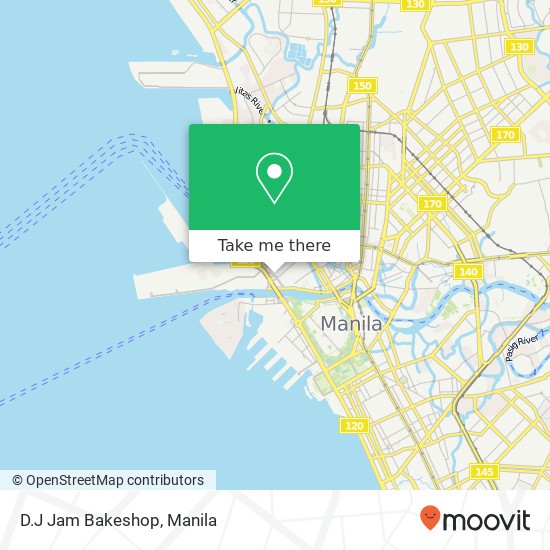 D.J Jam Bakeshop map