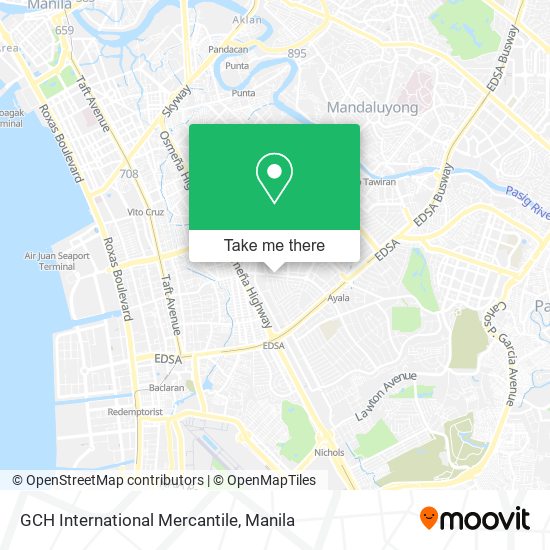 GCH International Mercantile map