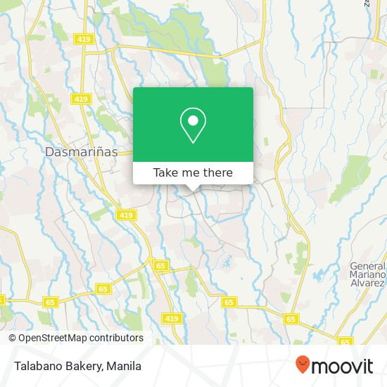 Talabano Bakery map