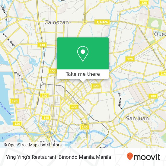 Ying Ying's Restaurant, Binondo Manila map