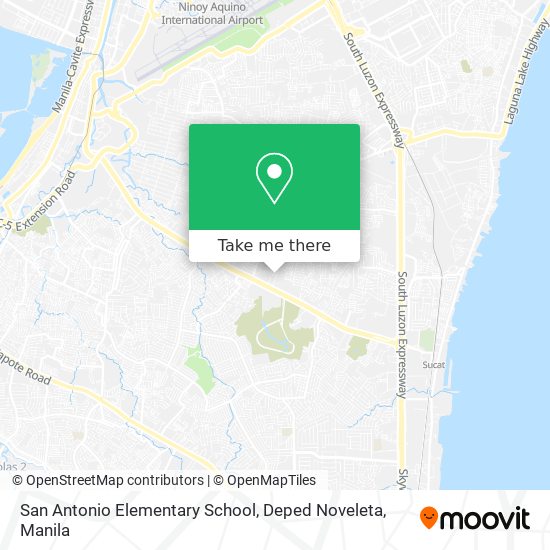 San Antonio Elementary School, Deped Noveleta map