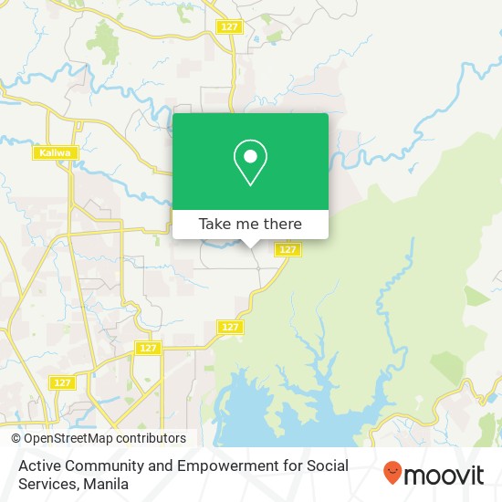 Active Community and Empowerment for Social Services map