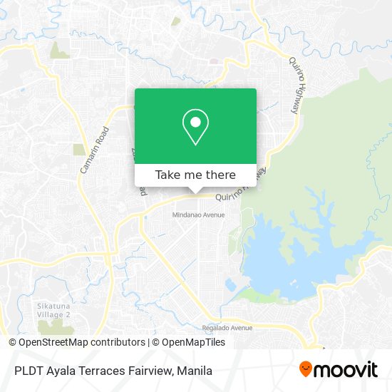 PLDT Ayala Terraces Fairview map