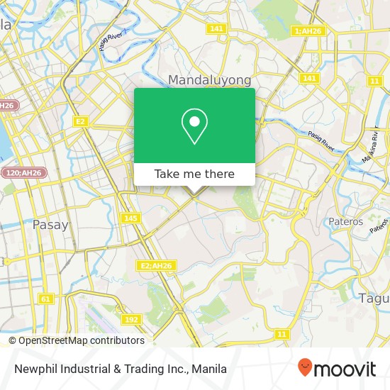 Newphil Industrial & Trading Inc. map