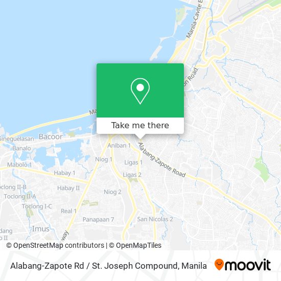 Alabang-Zapote Rd / St. Joseph Compound map