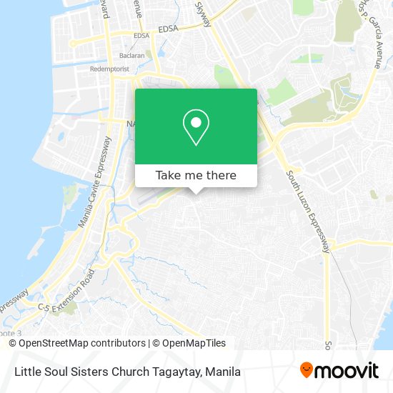 Little Soul Sisters Church Tagaytay map