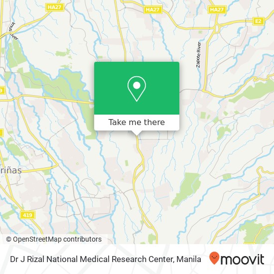 Dr J Rizal National Medical Research Center map