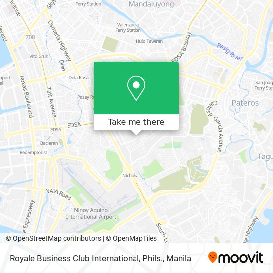 Royale Business Club International, Phils. map