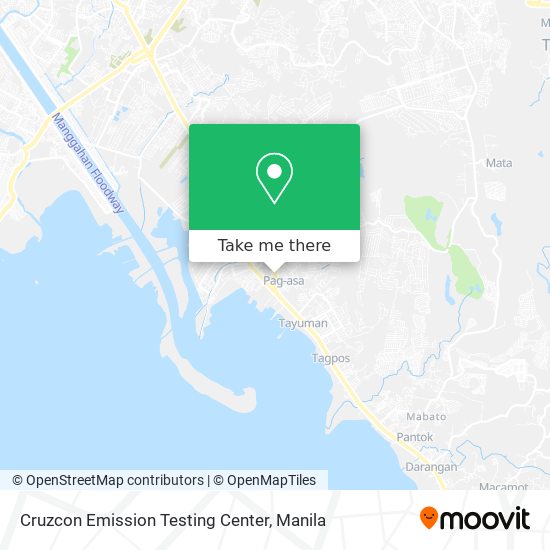 Cruzcon Emission Testing Center map
