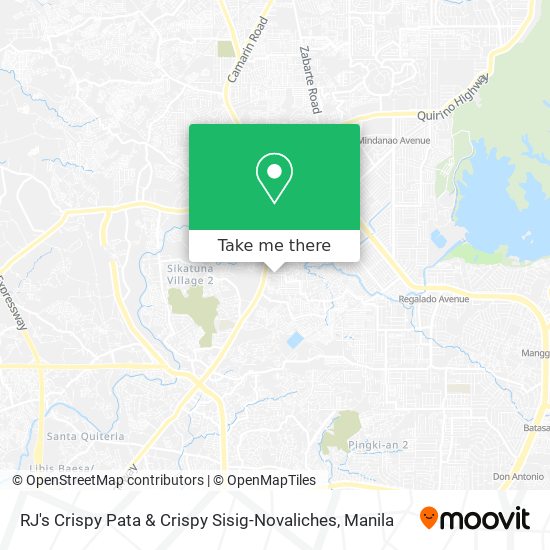 RJ's Crispy Pata & Crispy Sisig-Novaliches map
