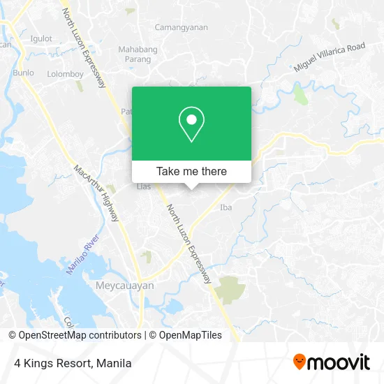 4 Kings Resort map